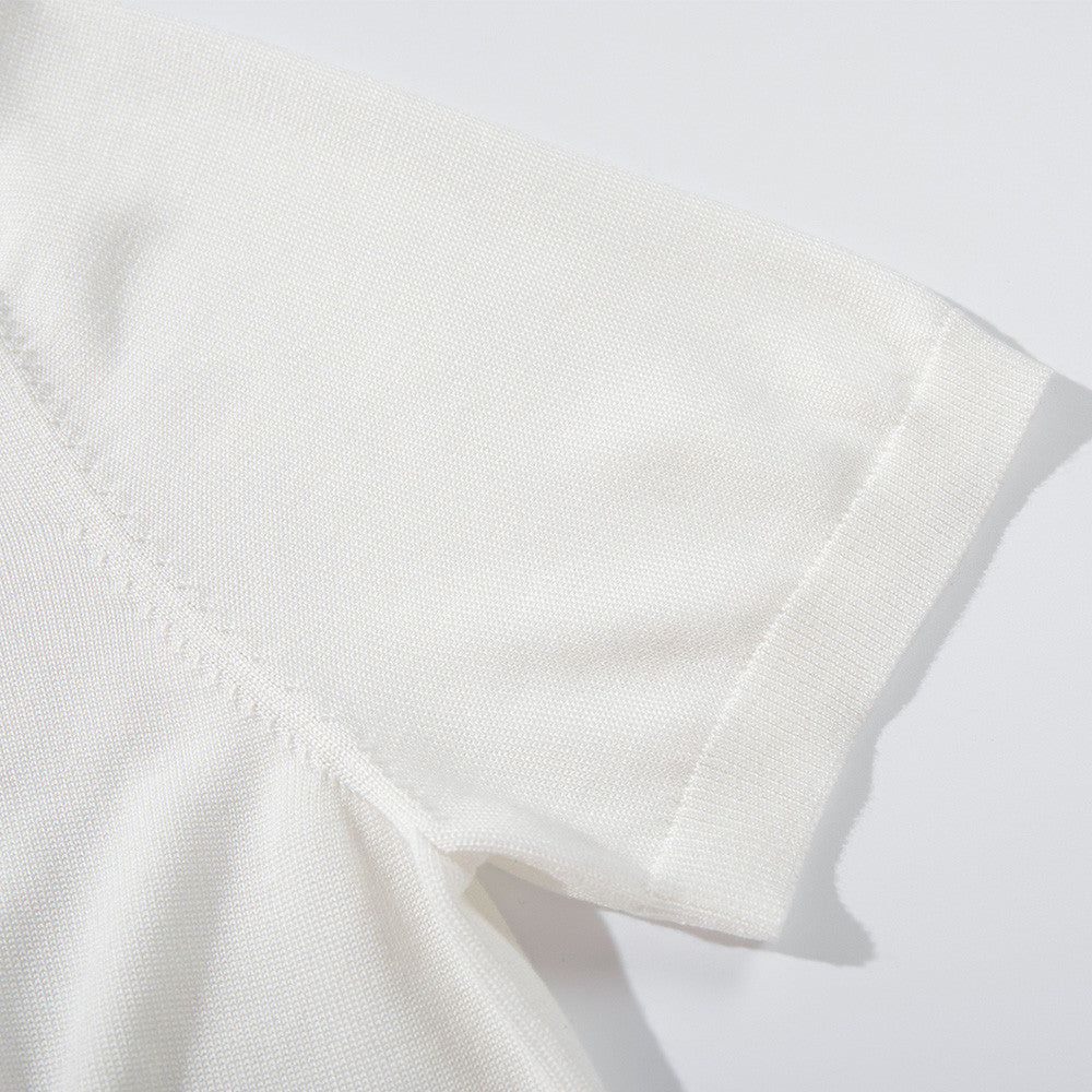 Slim fit knit t-shirt